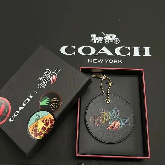 Coach Bags Nwt Coach Wizard Of Oz Limited Edition Leather Bag Charm Chain Keychain Fob Ruby Poshmark